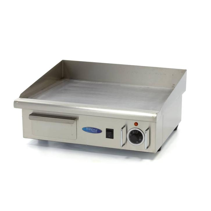Grillplaat - Glad - 55 cm - incl. Opvangbak, Elektronische apparatuur, Grillplaten, Tafelgrill, Nieuw, Verzenden