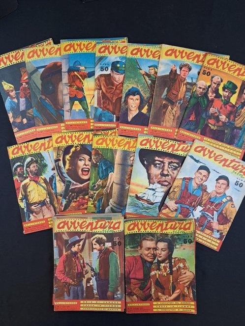 Avventura Film Completa da n. 1 a 24 - 24 Comic - 1953, Boeken, Stripverhalen