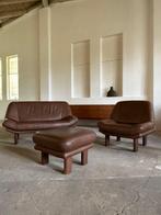 Ensemble de sièges - Cuir - Fauteuil, canapé 2 places,