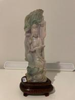 Figuur - Hout, Steen - China, Antiek en Kunst