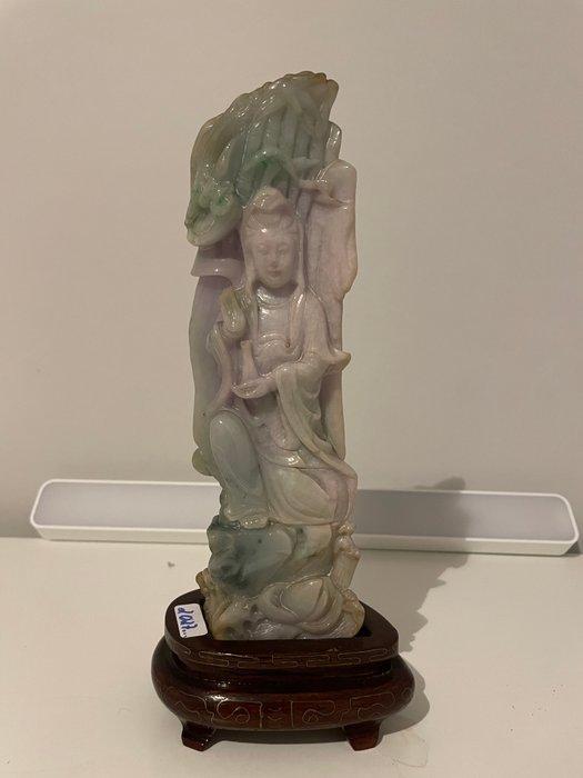 Figuur - Hout, Steen - China, Antiek en Kunst, Antiek | Overige Antiek