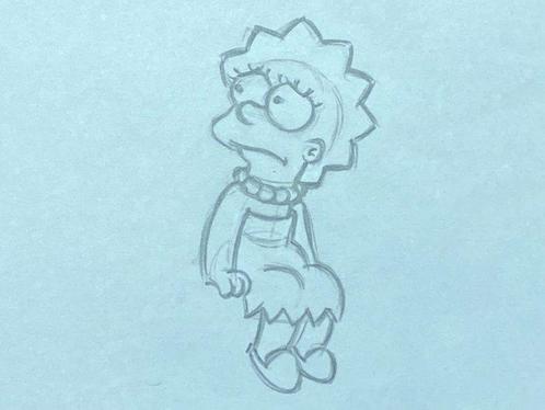 The Simpsons - Original drawing of Lisa Simpson, CD & DVD, DVD | Films d'animation & Dessins animés