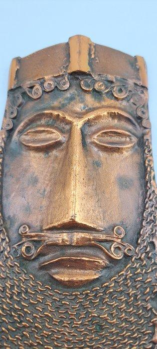Wanddecoratie - József Kótai - Kings head - Brutalist -, Antiek en Kunst, Antiek | Meubels | Stoelen en Sofa's