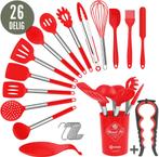 2dekans | COOCK Siliconen Keukengerei Set met Houder XL -, Ophalen of Verzenden