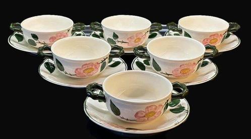 Villeroy & Boch - Bol à soupe (6) - Wildrose - Chine, Antiek en Kunst, Antiek | Meubels | Tafels