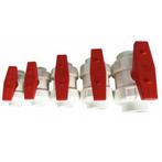 Royal Exclusive PVC TrueUnion Kogelkraan wit/rood &Oslash; 2, Verzenden, Nieuw