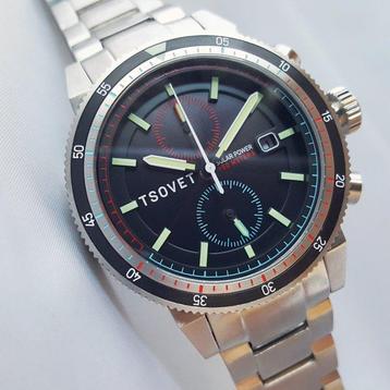 Tsovet - Solar Power - Seiko - Chronograph - New - Zonder beschikbaar voor biedingen
