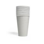 Zilveren Bekers Papier 350ml 10st, Verzenden, Nieuw