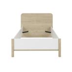 MATIS - 1 Persoonsbed - tienerbed - 90x200cm - hout - eik..., Ophalen of Verzenden