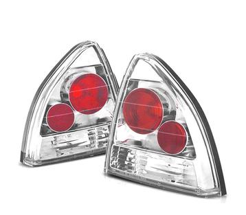 FEUX ARRIÈRE POUR HONDA PRELUDE 92-97 CHROMÉ LEX, Verzenden