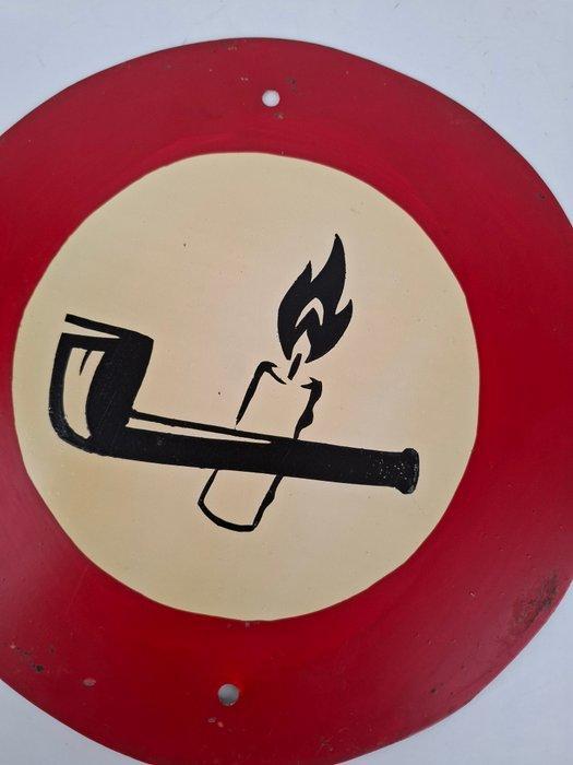 Emaille plaat - Staal, Antiek en Kunst, Antiek | Wandborden en Tegels