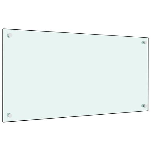 vidaXL Spatscherm keuken 80x40 cm gehard glas wit, Antiek en Kunst, Antiek | Keukengerei, Verzenden