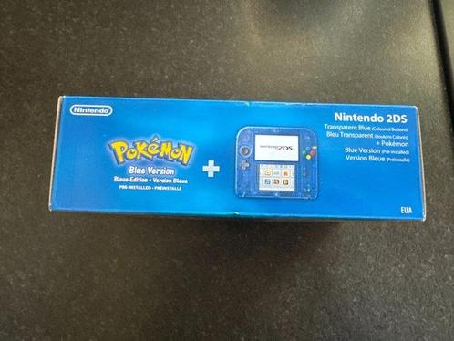 Nintendo - Nintendo 2DS - Pokemon Blue Version bundel, Games en Spelcomputers, Spelcomputers | Overige Accessoires