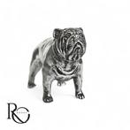 Miniatuur figuur - -No Reserve- Massief zilveren Bulldog, Antiek en Kunst, Antiek | Zilver en Goud
