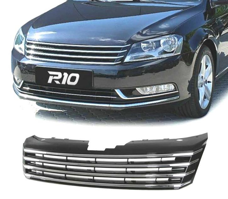 Calandre Pour Volkswagen Vw Passat Lim.Kombi 10-14 Noir Chro, Auto-onderdelen, Carrosserie, Verzenden