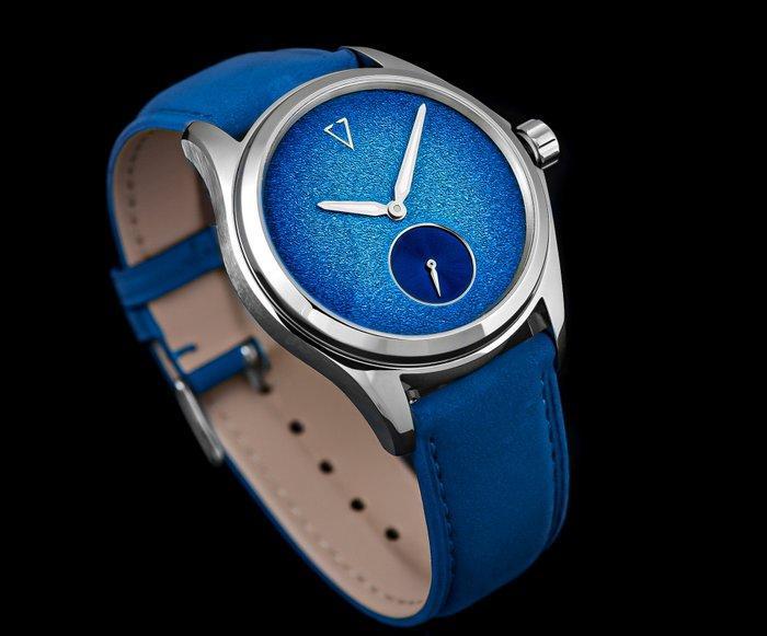 Aryon - Minimal Enamel Blue Automatic Watch - Limited, Bijoux, Sacs & Beauté, Montres | Hommes