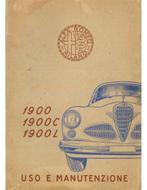 1952 ALFA ROMEO 1900 INSTRUCTIEBOEKJE ITALIAANS, Auto diversen, Handleidingen en Instructieboekjes