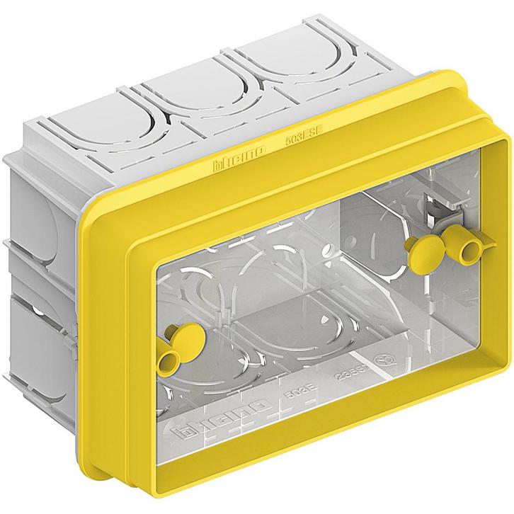 Bticino Legrand Opstaande rand inbouwdoos 506L - BT506LSE [2, Doe-het-zelf en Bouw, Elektriciteit en Kabels, Verzenden
