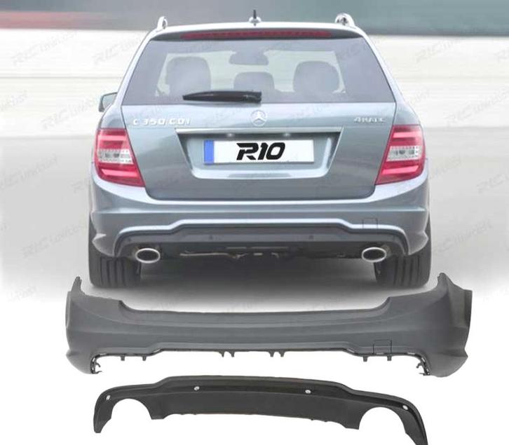 Pare Chocs Arrière Pour Mercedes Classe C Kombi W204 07-14 L, Auto-onderdelen, Carrosserie, Verzenden