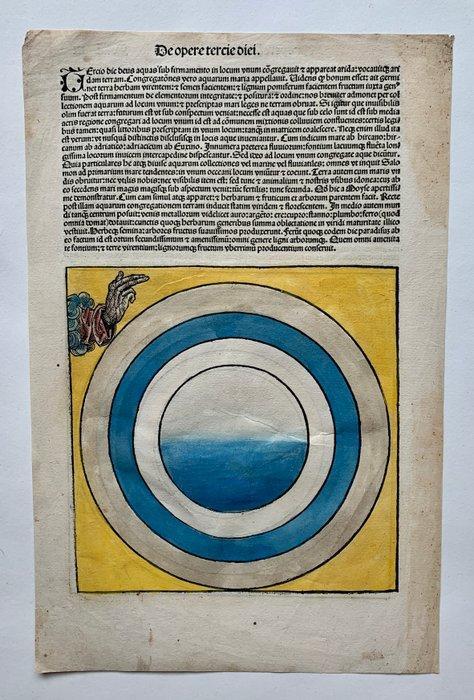 World - Monde; Hartmann Schedel - The Nuremberg Chronicle, Boeken, Atlassen en Landkaarten
