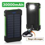 Solar Charger 30.000mAh Externe Powerbank Zonnepaneel Nooda