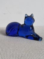 Collectie met dierenthema - Set van 3 glazen beeldjes – 1986, Antiek en Kunst