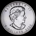 Canada. 5 Dollars 2006 Hoja de Arce, 1 Oz (.999) (Zonder
