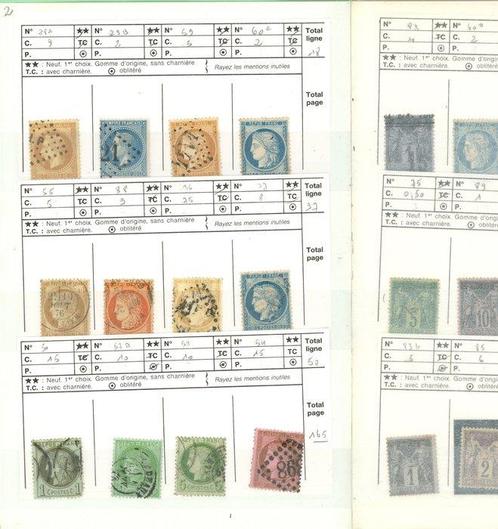 Franse kolonie - Frankrijk, klassiek ensemble en SM, Ceres,, Postzegels en Munten, Postzegels | Europa | Frankrijk