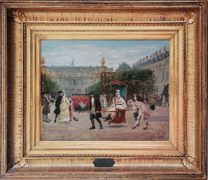 Léon Joseph Voirin (1833-1887) - Queen Marie Antoinette, Antiquités & Art, Art | Peinture | Classique