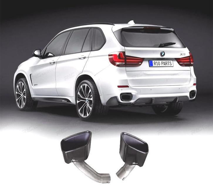 Embouts Déchappement Pour Bmw X5 12-18 Look M Tech Noir, Auto-onderdelen, Carrosserie, Verzenden