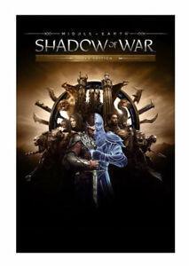 PlayStation 4 : Middle Earth Shadow of War Gold Edition, Consoles de jeu & Jeux vidéo, Jeux | Sony PlayStation 4, Envoi