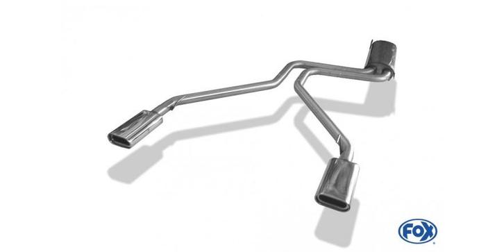 FOX Mercedes Vito 638 einddemper eind rechts/links - 135x80, Auto-onderdelen, Uitlaatsystemen, Nieuw, Verzenden