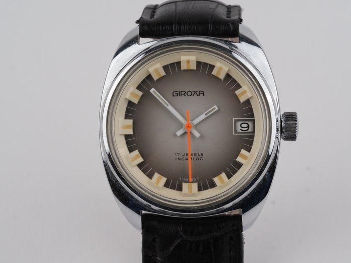 Giroxa - Zonder minimumprijs - 3093-2 - Heren - 1970-1979, Handtassen en Accessoires, Horloges | Heren