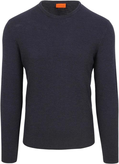 Suitable Trui Structure Slub Navy maat Maat 52/54 (L) Heren, Vêtements | Hommes, Pulls & Vestes, Envoi