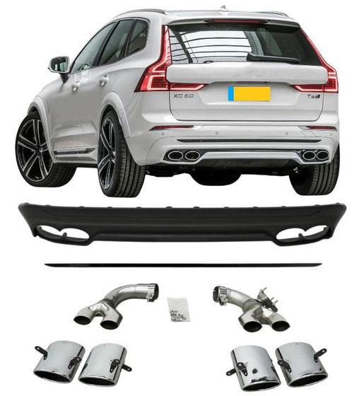 Diffuser | Volvo | XC60 | 2018-2021 | sport-look | chromen s, Auto diversen, Tuning en Styling, Verzenden