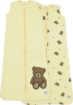 Meyco Baby Slaapzak Winter Teddy Bear - 2-pack - soft yel..., Enfants & Bébés, Couvertures, Sacs de couchage & Produits pour emmailloter