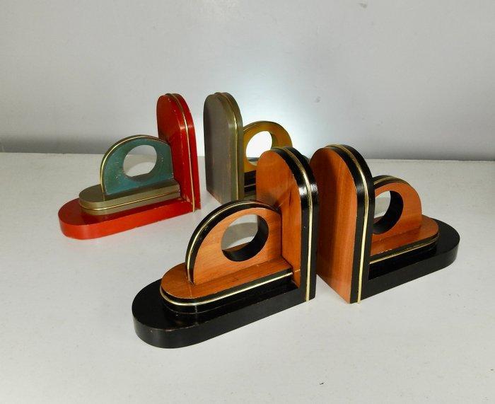 Boekensteunen (4) - Haagse Amsterdamse School / Bauhaus -, Antiek en Kunst, Curiosa en Brocante