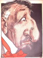 Spotprent over Nederlandse politiek tijdens Eerste Wereld..., Antiek en Kunst, Kunst | Litho's en Zeefdrukken, Verzenden