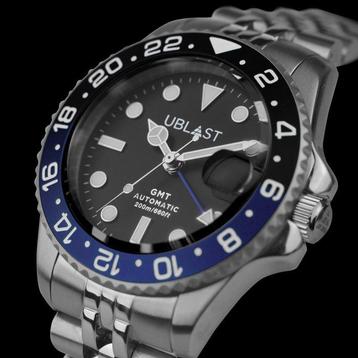 Ublast - Automatic Diver GMT - 20 ATM - UBDGMJ40BBU - Homme