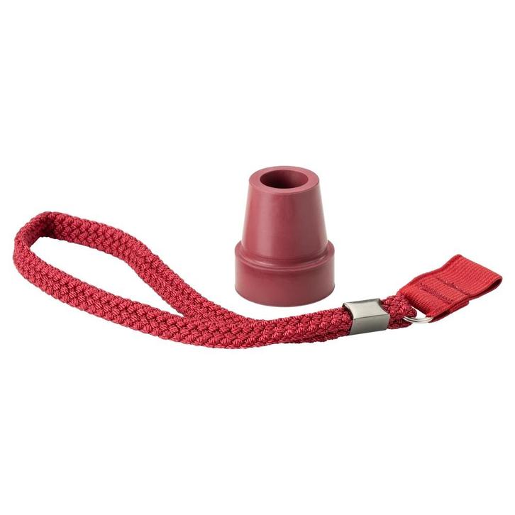 Rode stokdop met polsbandje voor wandelstok, Divers, Matériel Infirmier, Enlèvement ou Envoi