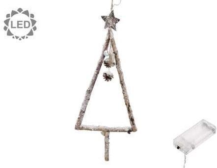 Boomvorm takken met led houten kerstboom deco manco 28x82 cm, Huis en Inrichting, Woonaccessoires | Kunstplanten en Kunstbloemen