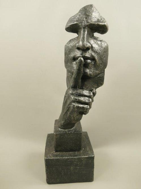 Sculpture, Silence - 78 cm - polystone, Antiek en Kunst, Kunst | Designobjecten