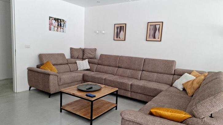 Fabien, hoeksalon  U-vorm (nieuw, A-keuze), Huis en Inrichting, Zetels | Zetels, Nieuw, Metaal, Stof