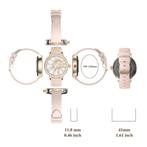 Diamant Smartwatch - Gezondheid Monitor Sport Tracker, Verzenden, Nieuw, ChiBear