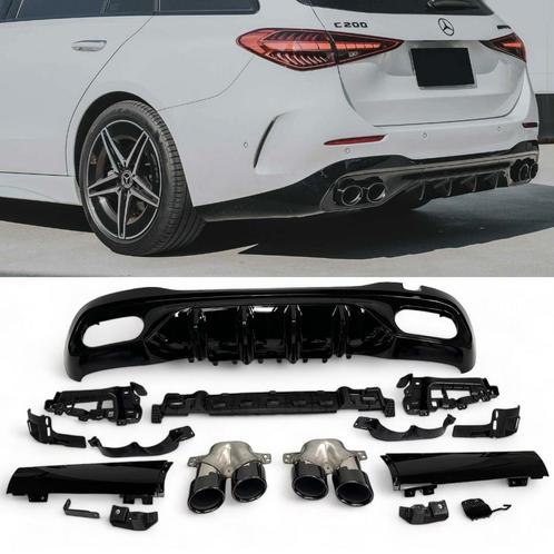 Geschikt voor Mercedes W206 S206 C-Klasse diffuser + uitlaat, Auto diversen, Auto-accessoires, Verzenden