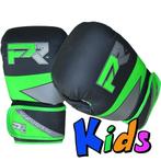 PunchR™ Punch Round Kids Bokshandschoenen Evoke Zwart Groen, Nieuw, Bokshandschoenen, Verzenden