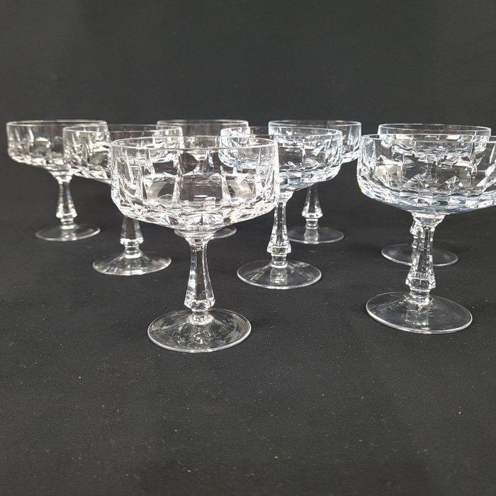 Nachtmann - West Germany - Champagneglas - Kristal - Acht, Antiek en Kunst, Curiosa en Brocante