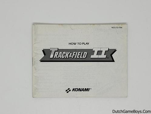 Nintendo NES - Track & Field II - FRA - Manual, Games en Spelcomputers, Games | Nintendo NES, Gebruikt, Verzenden