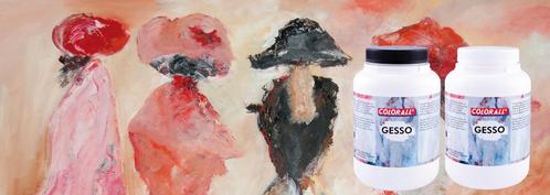 Gesso WIT Colorall  750 ml, Hobby en Vrije tijd, Knutselen, Nieuw