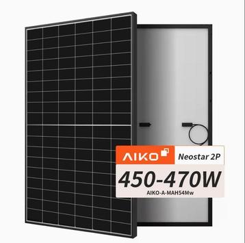 Aiko 470Wp zwart-wit zonnepaneel t Nr.1 efficiënt paneel beschikbaar voor biedingen
